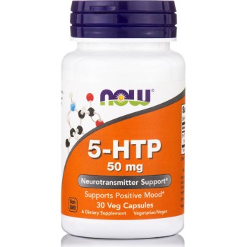 Now Foods 5-HTP 50mg 30 φυτικές κάψουλες