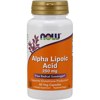 Now Foods Alpha Lipoic Acid 250mg 60 φυτικές κάψουλες