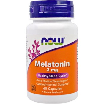 Now Foods Melatonin 3mg 60 κάψουλες