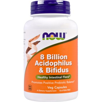 Now Foods Acidophilus/Bifidus 8 Billion 60 κάψουλες
