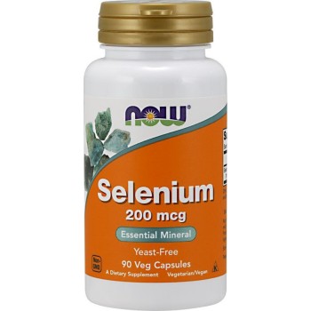 Now Foods Selenium 200mcg 90 φυτικές κάψουλες