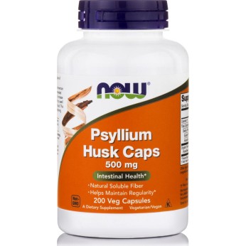 Now Foods Psyllium Husk 500mg 200 κάψουλες