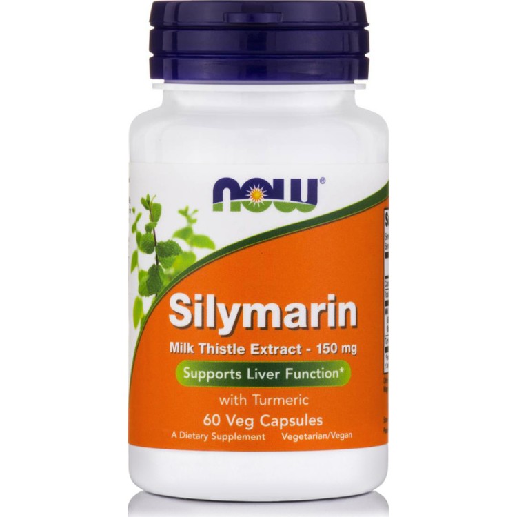 Now Foods Silymarin Milk Thistle Extract 150mg 60 φυτικές κάψουλες Αντιοξειδωτικά
