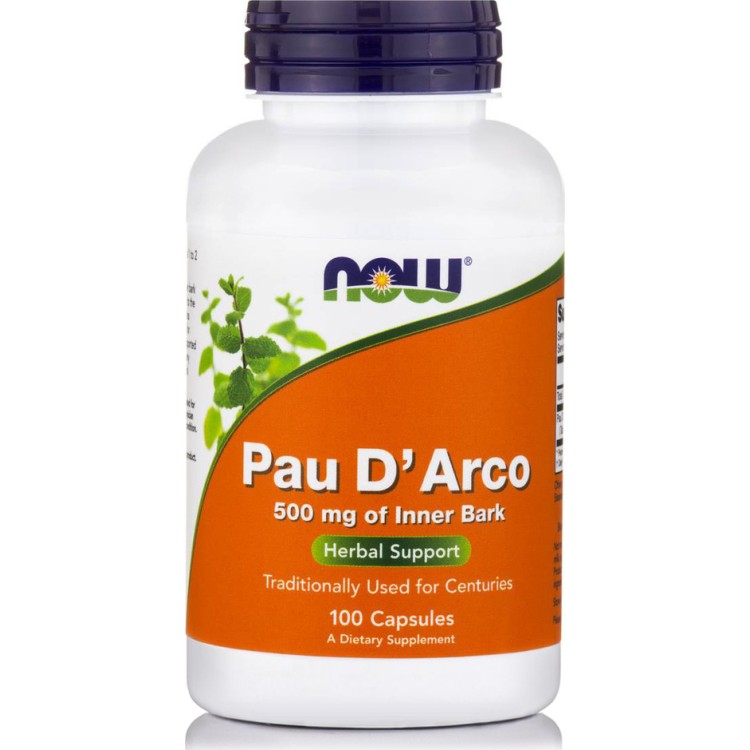 Now Foods Pau D' Arco 500mg 100 κάψουλες