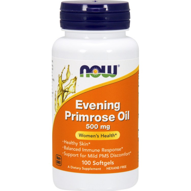 Now Foods Evening Primrose Oil 500mg 100 μαλακές κάψουλες Αντιοξειδωτικά