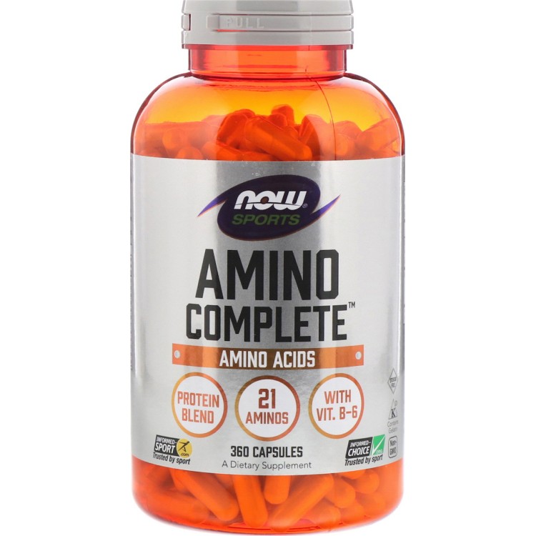 Now Foods Amino Complete 750mg 360 κάψουλες