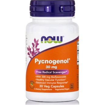 Now Foods Pycnogenol 30mg 30 φυτικές κάψουλες