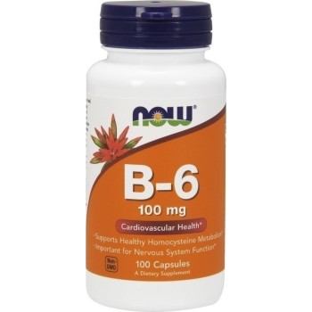 Now Foods B-6 100mg 100 κάψουλες