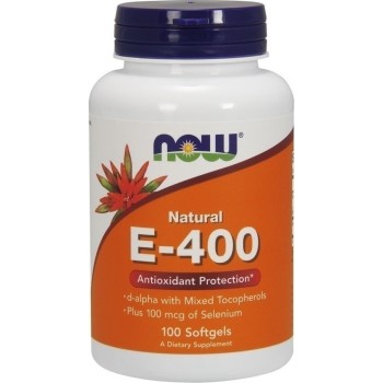 Now Foods Vitamin E-400iu Selenium 100 μαλακές κάψουλες