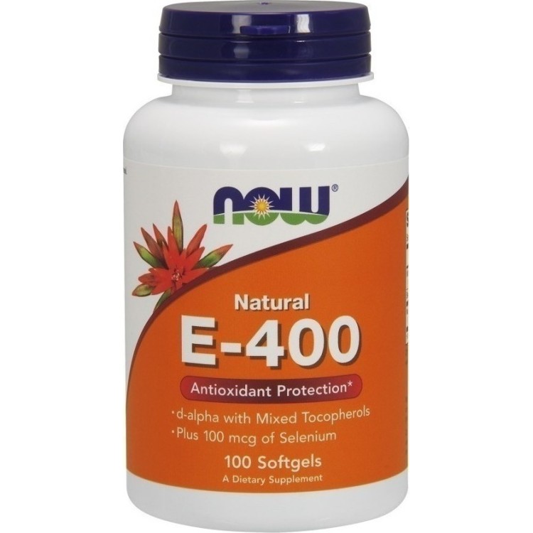 Now Foods Vitamin E-400iu Selenium 100 μαλακές κάψουλες Βιταμίες,Πολυβιταμίνες