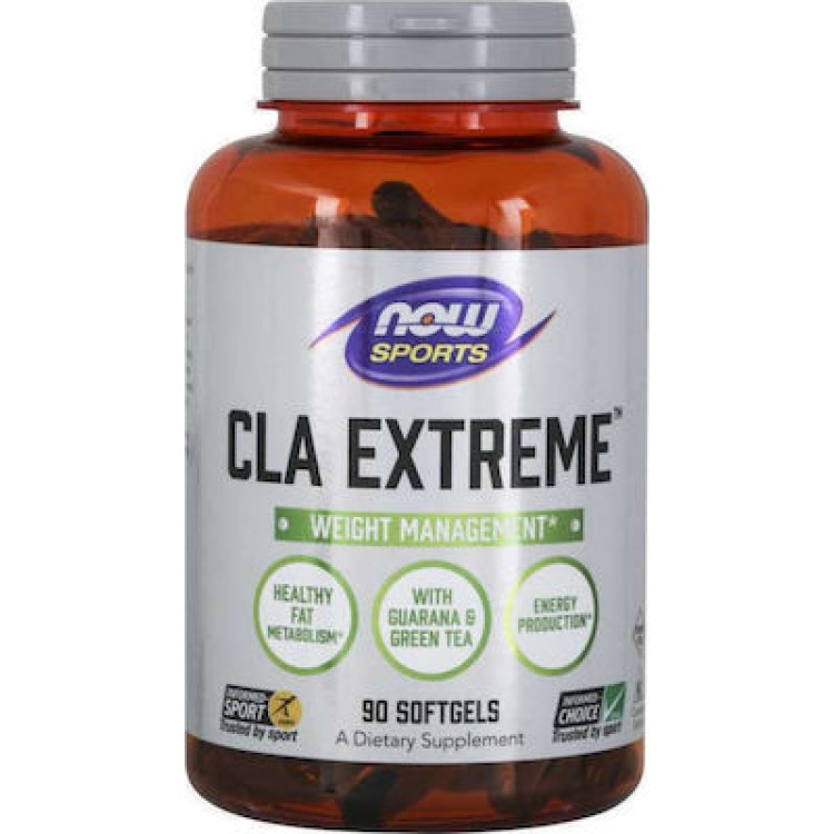 Now Foods CLA Extreme 750mg 90 μαλακές κάψουλες