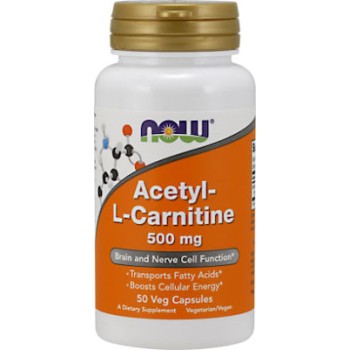 Now Foods Acetyl L-Carnitine 500mg 50 κάψουλες