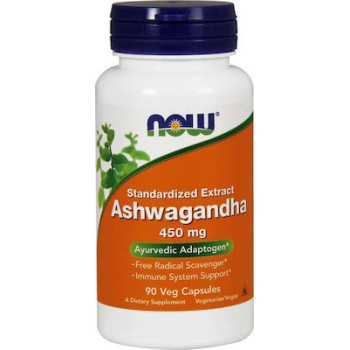 Now Foods Ashwagandha Extract 450mg 90 φυτικές κάψουλες