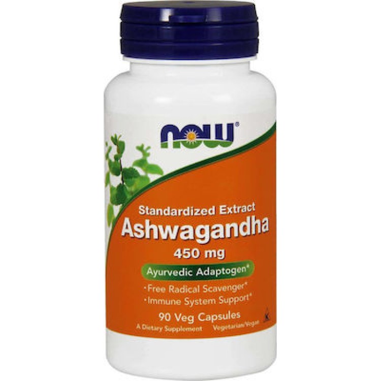 Now Foods Ashwagandha Extract 450mg 90 φυτικές κάψουλες Βότανα-Φυτικά εκχυλίσματα