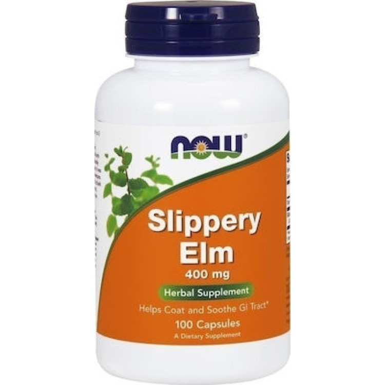 Now Foods Slippery Elm 400mg 100 κάψουλες