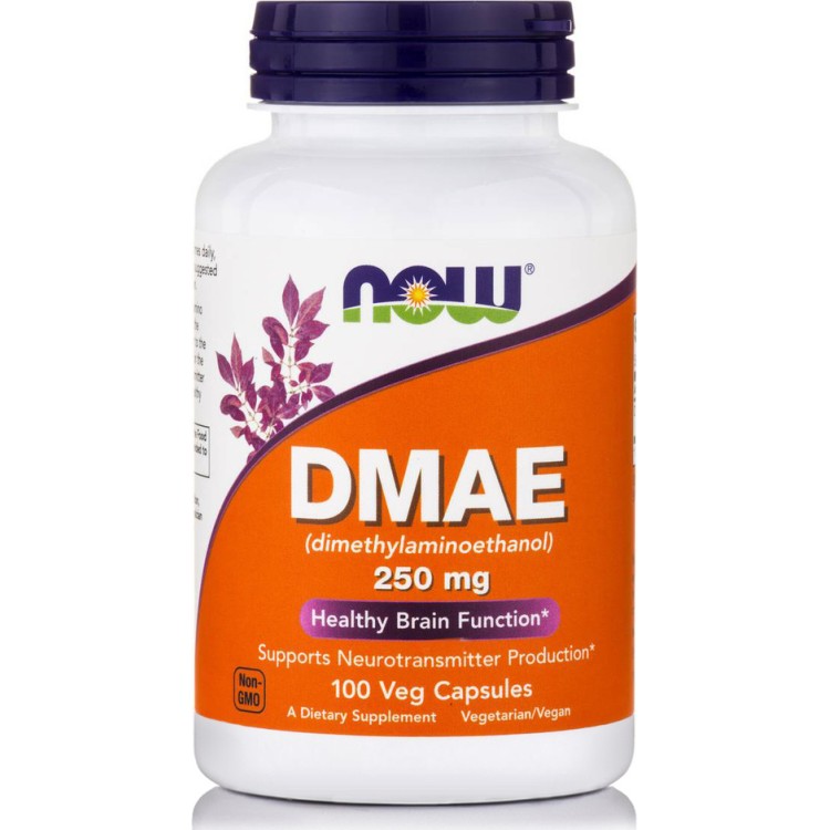 Now Foods DMAE 250mg 100 φυτικές κάψουλες