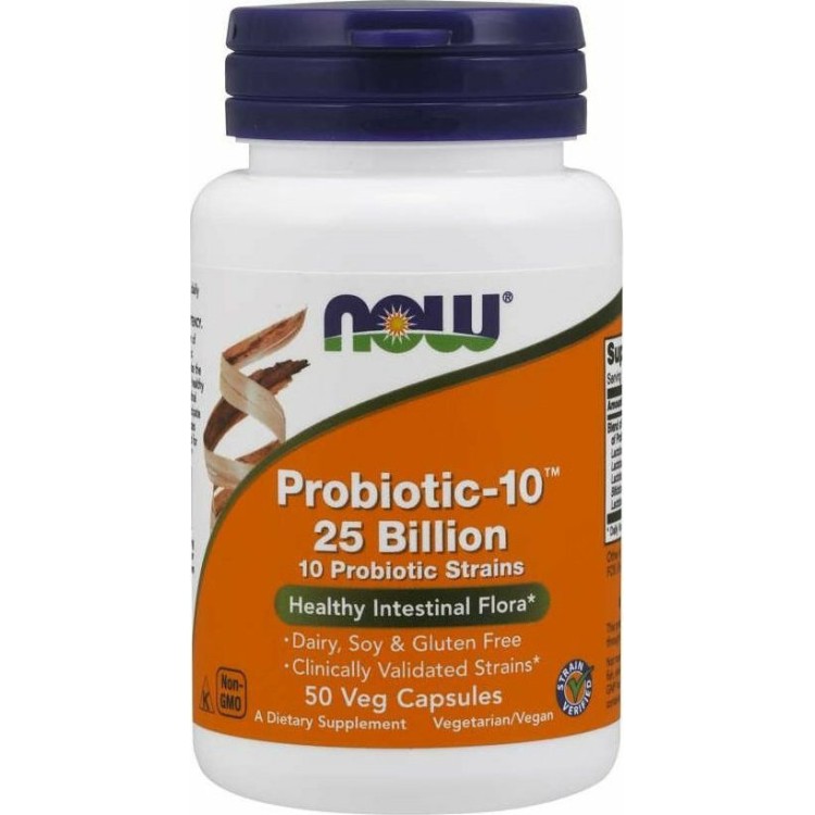 Now Foods Probiotic-10 25 Billion 50φυτικές κάψουλες