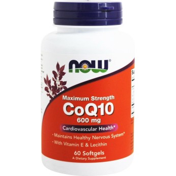 Now Foods CoQ10 600mg 60 μαλακές κάψουλες