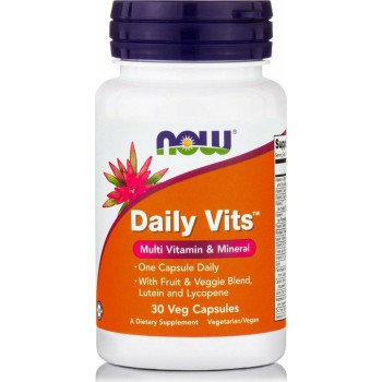 Now Foods Daily Vits 30 Φυτικές Κάψουλες