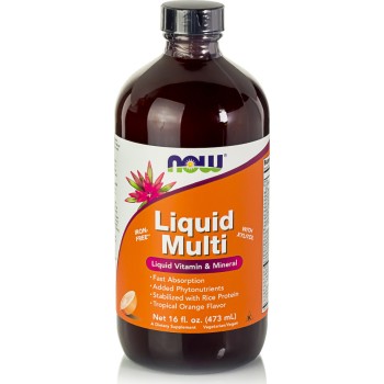 Now Foods Liquid Multi Tropical Orange 473.6ml