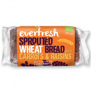 Ever Fresh Ψωμί Φύτρου Σιταριού με Καρότο & Σταφίδες 400γρ