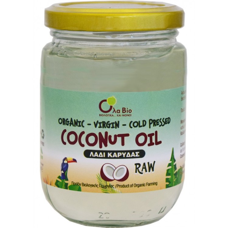 Όλα Bio Λάδι Καρύδας Raw 500gr Φυτικά Έλαια