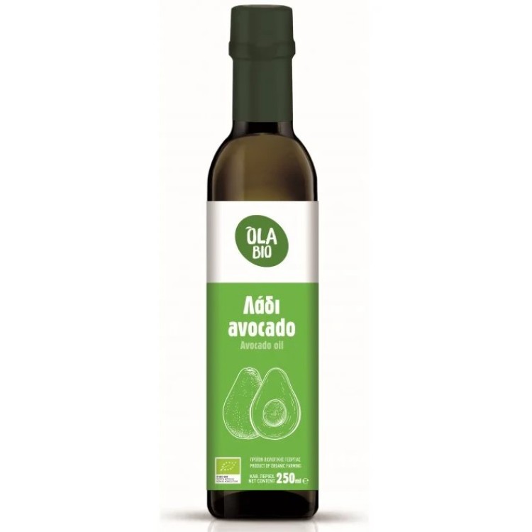 Όλα Bio Λάδι Αβοκάντο Ψυχρής Έκθλιψης 250ml Φυτικά Έλαια