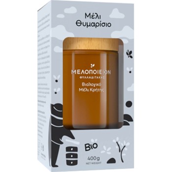 Μελοποιείον Φυλλαδιτάκης Βιολογικό Μέλι Θυμαρίσιο 400gr