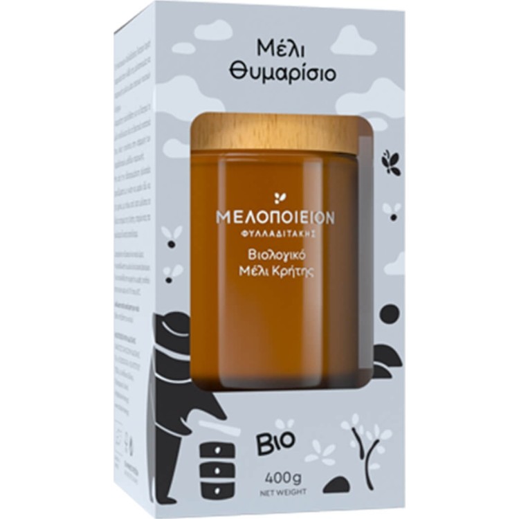 Μελοποιείον Φυλλαδιτάκης Βιολογικό Μέλι Θυμαρίσιο 400gr