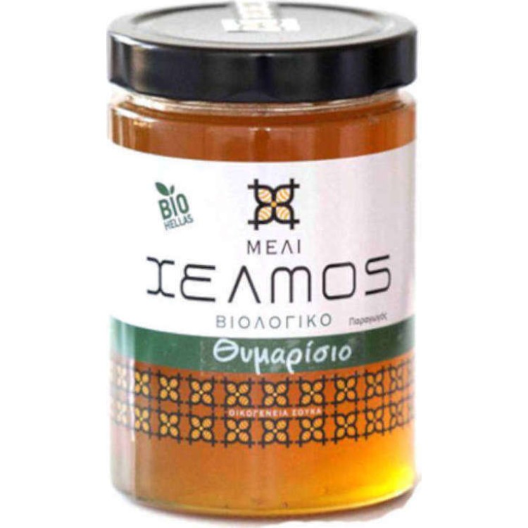 Χελμός Βιολογικό Μέλι Θυμαρίσιο 800gr