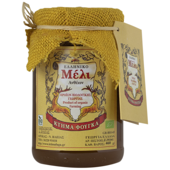 Κτήμα Φούγκα Βιολογικό Μέλι Ανθέων 460gr
