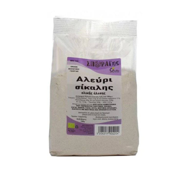 Όλα Bio Αλεύρι Σίκαλης Ολικής 750gr Άλευρα