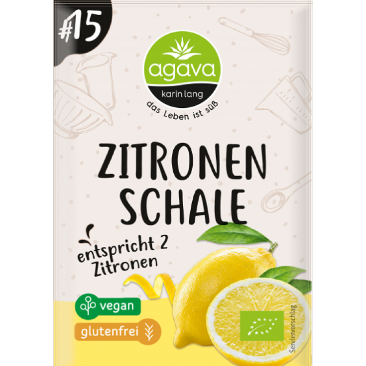 Agava Ξύσμα Λεμονιού Χωρίς Γλουτένη 10gr BIO 