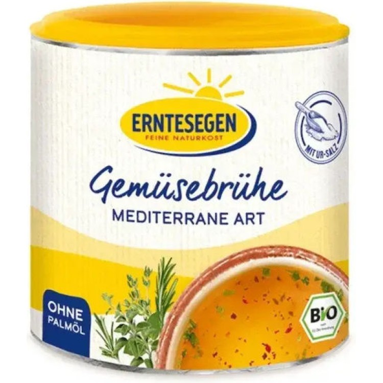 Erntesegen Ζωμός Μεσογειακών Λαχανικών σε Σκόνη 125g BIO