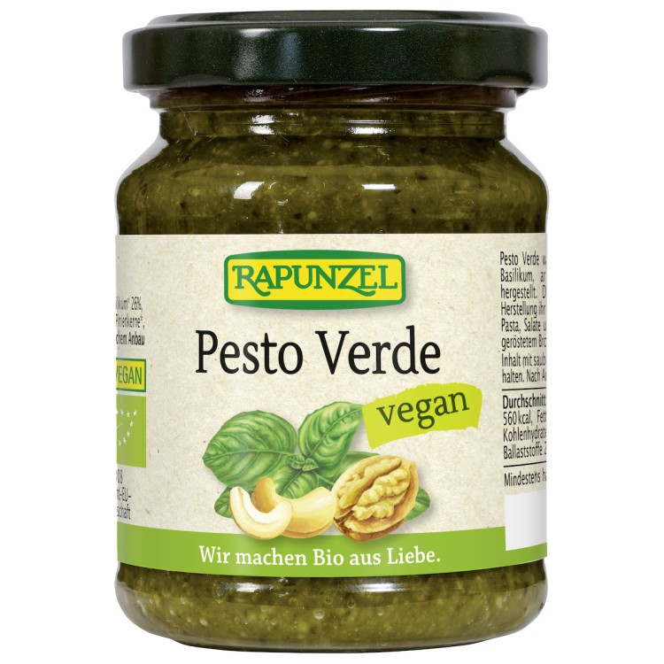 Rapunzel Βιολογικό Πέστο Verde Vegan 130ml Σάλτσες