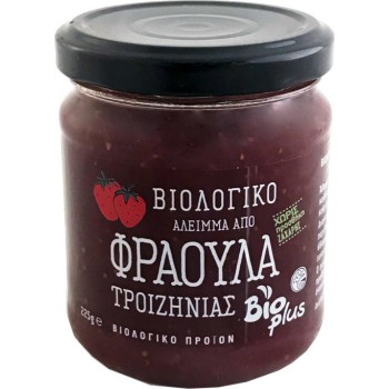 Αειφόρος Γη Βιολογική Μαρμελάδα Φράουλα Χωρίς Προσθήκη Ζάχαρης 225gr