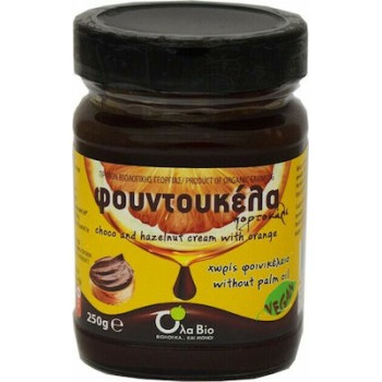 Όλα Bio Φουντουκέλα Με Πορτοκάλι Ελληνική 250gr ΒΙΟ 