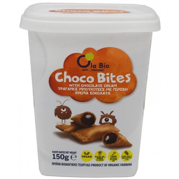 Όλα Bio Μπουκίτσες με Γέμιση Σοκολάτα 150gr BIO Μπάρες/Σνακ & Γλυκά 