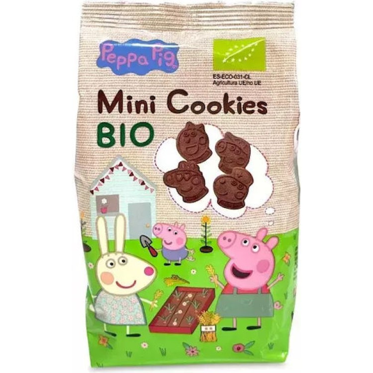Βιολογικά Μπισκότα με Κακάο σε Peppa Pig Σχέδια Tasty & Unique 100gr 