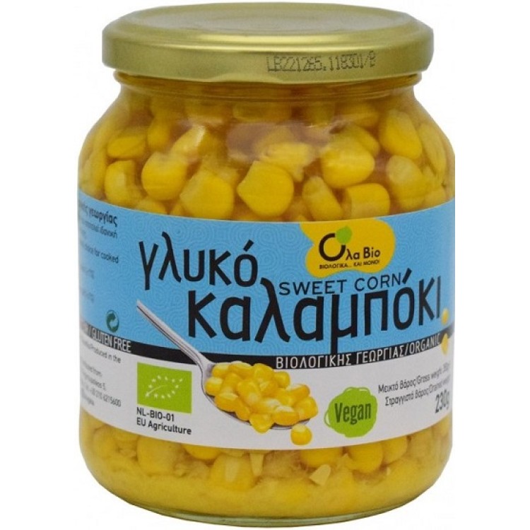 Όλα Bio Γλυκό Καλαμπόκι 350gr ΒΙΟ  Λαχανικά-Φύκια