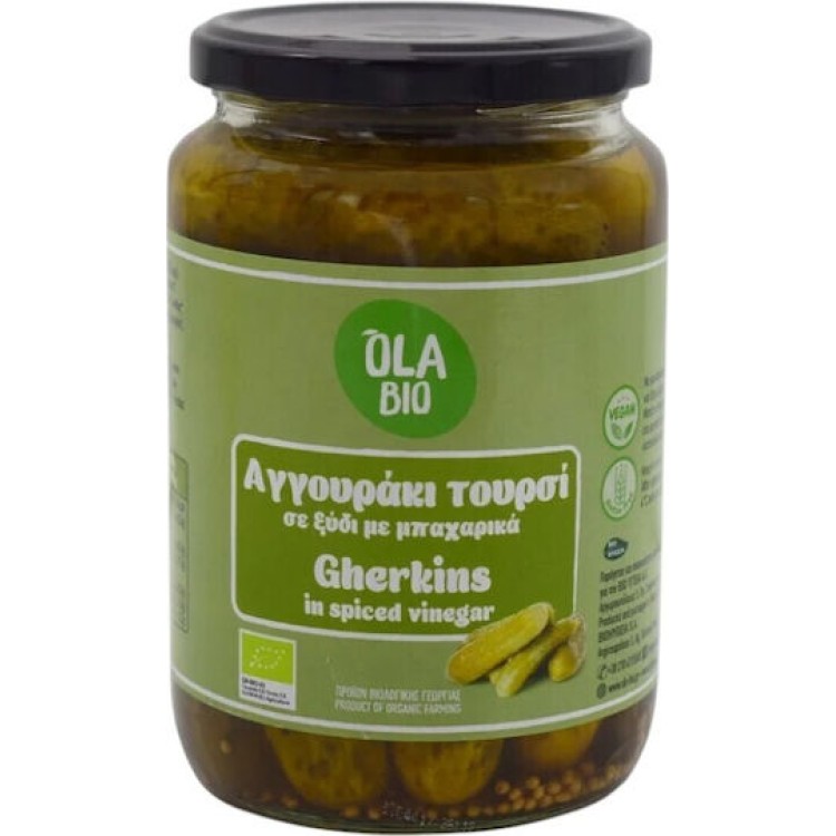 Όλα Bio Αγγουράκια Τουρσί 750gr Λαχανικά-Φύκια