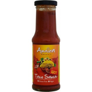 Amaizin Σάλτσα taco καυτερή 220g