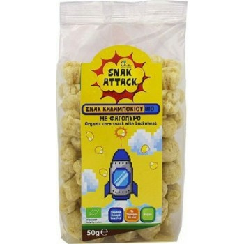 Όλα Bio Snack Attack Καλαμποκιού Με Φαγόπυρο 50gr
