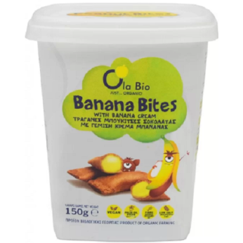 Όλα Bio Μπουκίτσες με Γέμιση Κρέμα Μπανάνας 150gr BIO