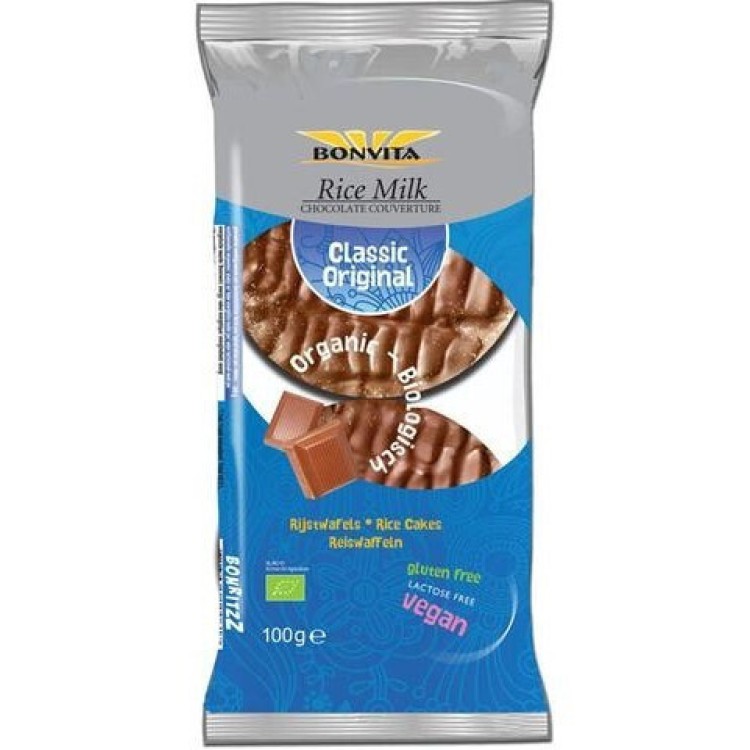 Bonvita Ρυζογκοφρέτες Σοκολάτα Γάλακτος 100gr Μπάρες/Σνακ & Γλυκά 