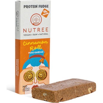 Nutree Fudge Μπάρα με 15gr Πρωτεΐνης & Γεύση Cinnamon Roll 50gr