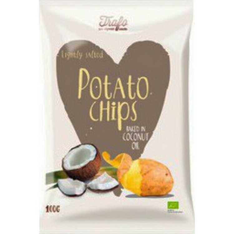 Trafo Bio Τσιπς Πατάτας με Λάδι Καρύδας 100gr Αρτοσκευάσματα