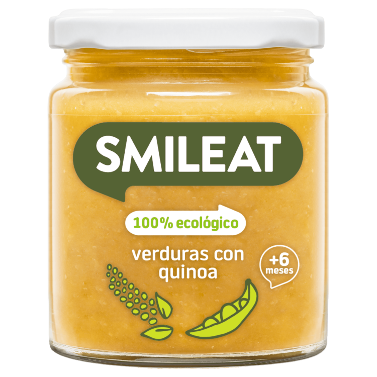 Smileat Βρεφικό Γεύμα Λαχανικών-Κινόα Χωρίς Γλουτένη ΒΙΟ +6 Μηνών 230g Παιδικές Τροφές/ Γάλα