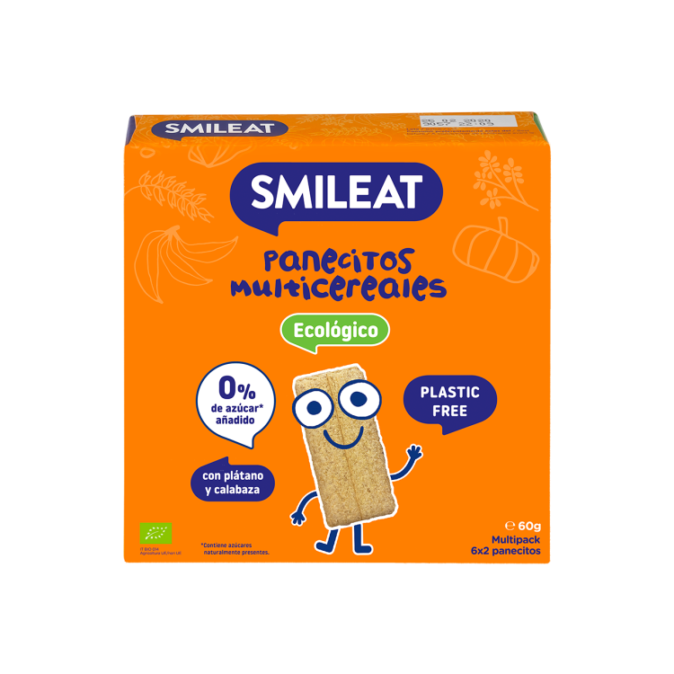 Smileat Κράκερς Πολυδημητριακών Χωρίς Γλουτένη ΒΙΟ 60g Παιδικά Σνακ