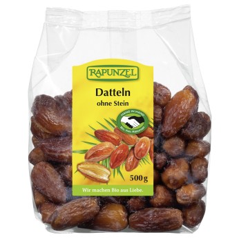 Rapunzel Χουρμάδες χωρίς Ζάχαρη Ωμά (Βιολογικοί) 500gr Χωρίς Κουκούτσι